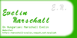 evelin marschall business card
